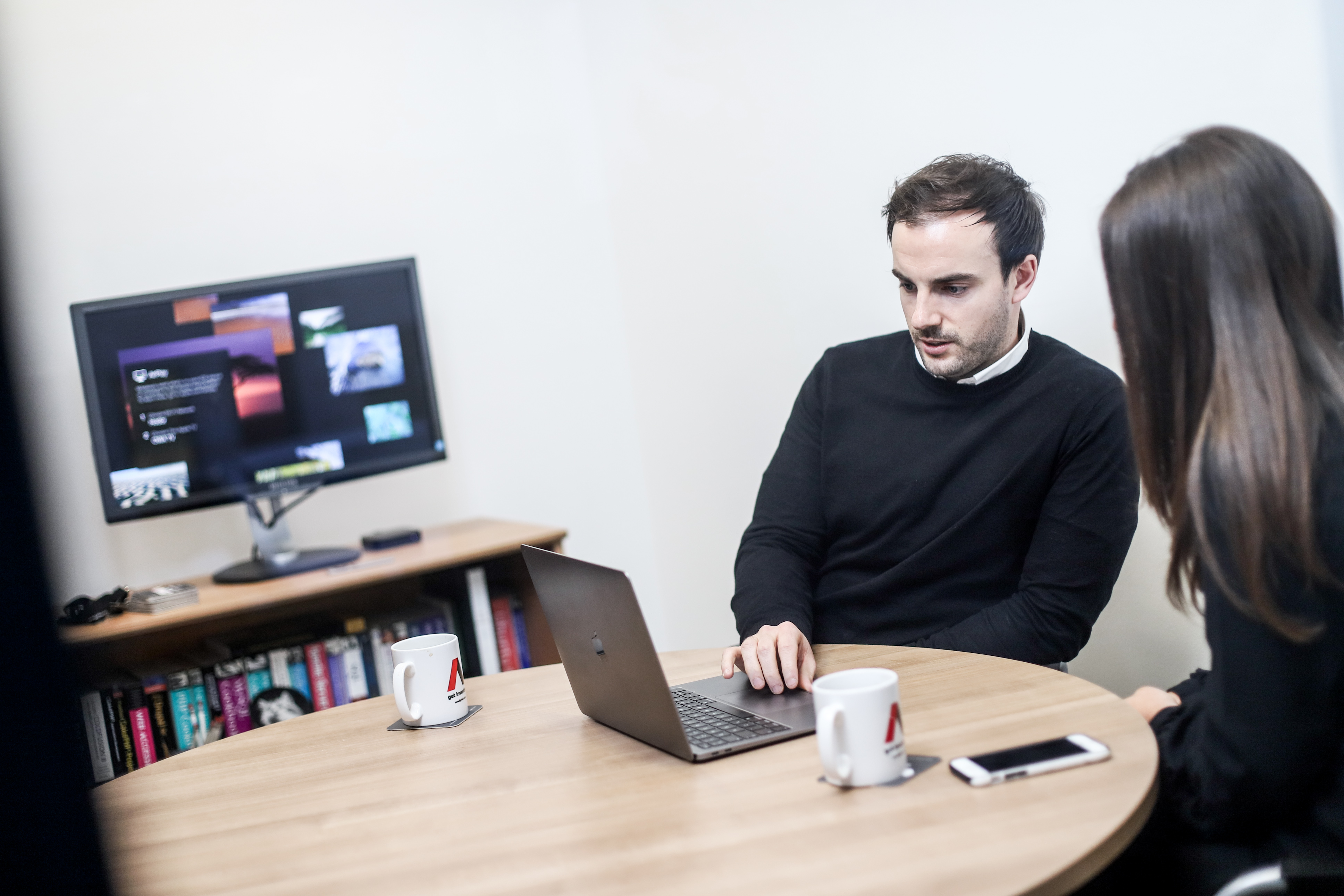 Client reviewing the proof of concept developed by OWA