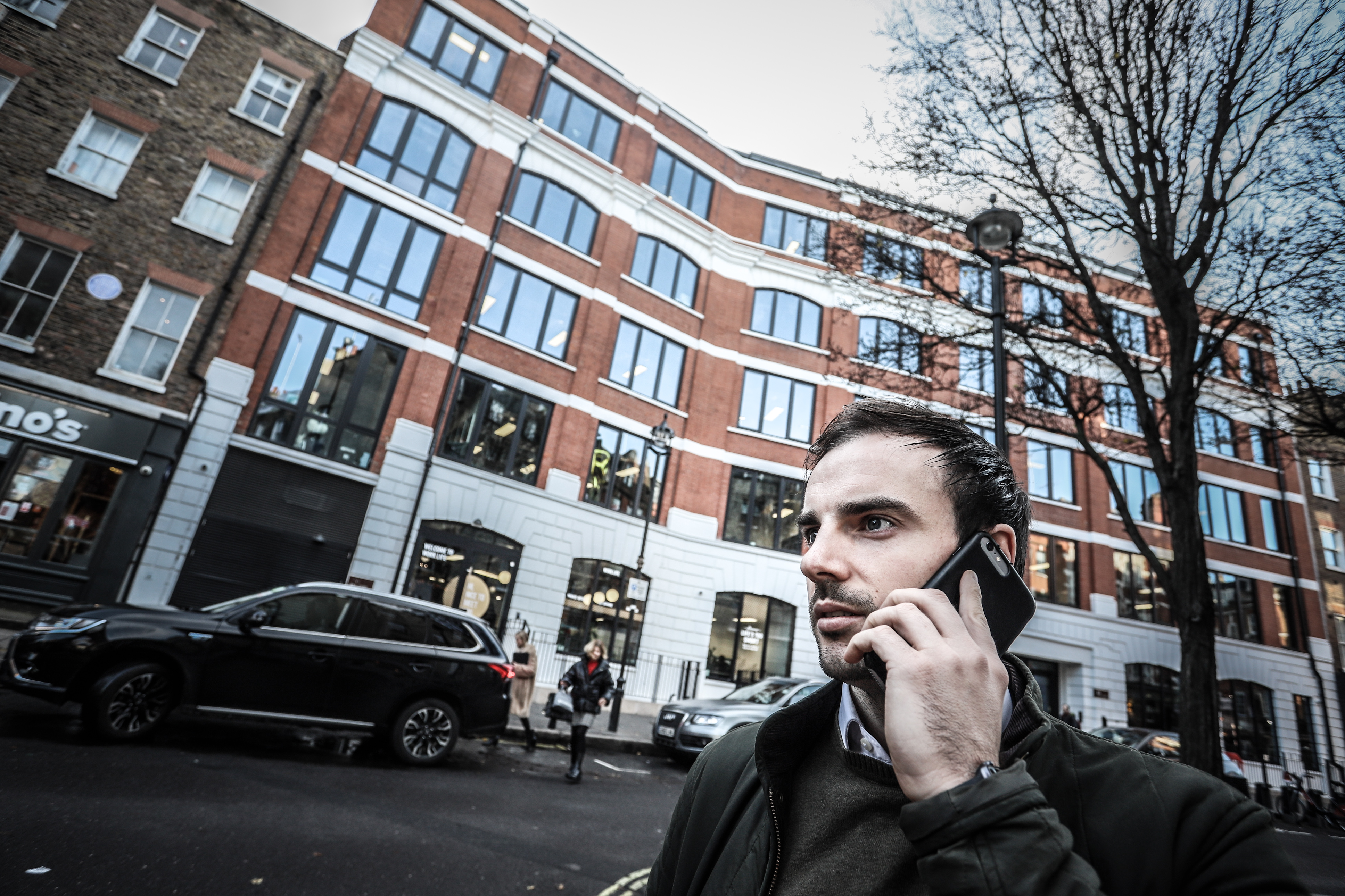 OWA team member clarifying database development requirements with the client