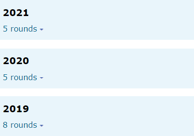 Parkinson's UK web application listing page built by OWA