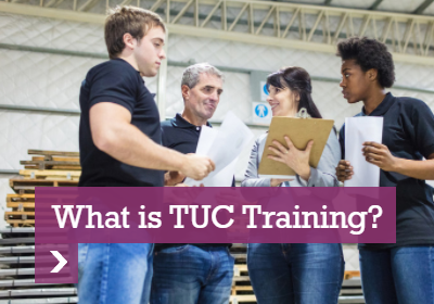 Trades Union Congress post thumbnail built by OWA in Drupal