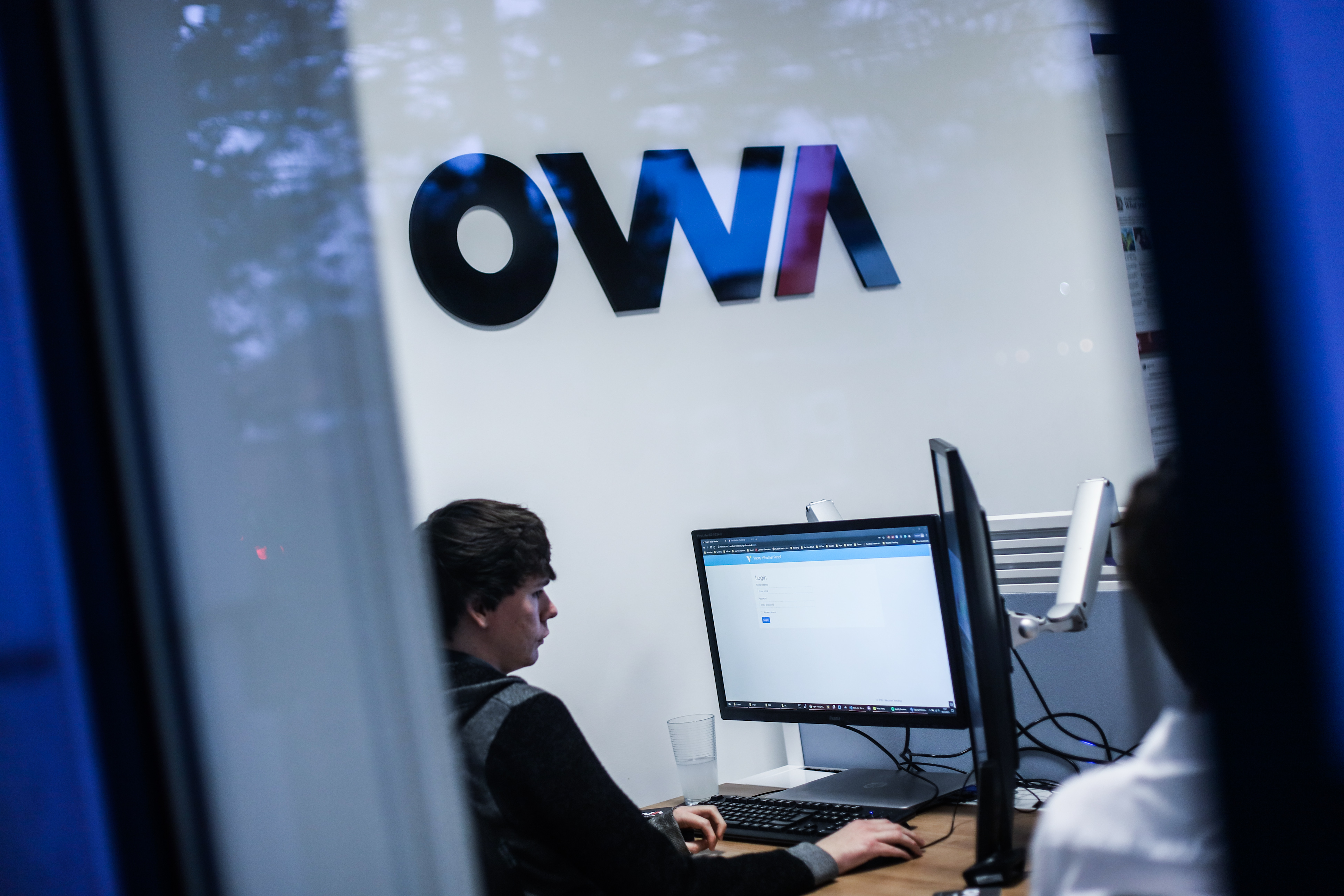 View of office space, designed for innovation while providing essential legacy system support for clients