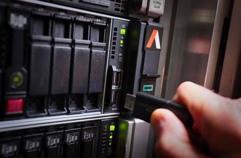 OWA team member checking client website hosting data retention