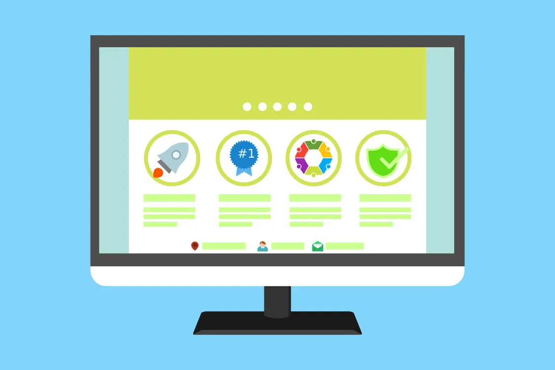 Computer screen with various elements on it.