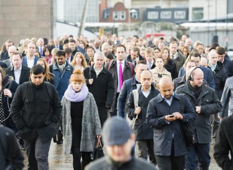 Trades Union Congress – image of people walking in the streets