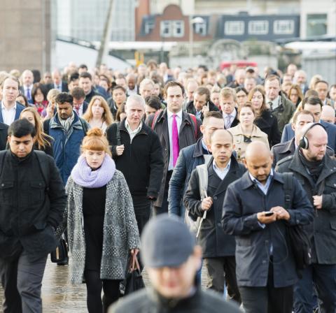 Trades Union Congress – image of people walking in the streets
