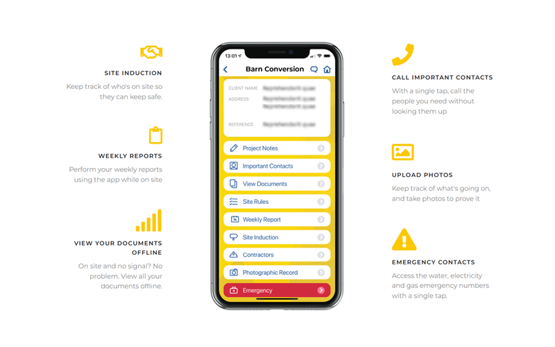 Ohutu app interface displaying its key features and functionalities for user engagement and navigation.