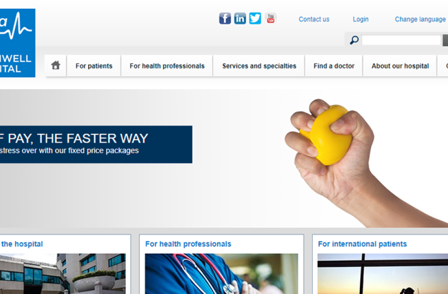 Bupa Cromwell homepage