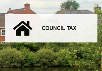 Hart District Council homepage council tax button built by OWA in Drupal