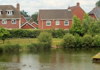 Hart District Council – image of houses next to a river