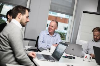 OWA team on a domain name management meeting