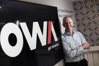 OWA team presenting a proof of concept to clients