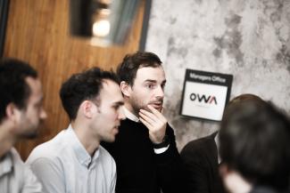 OWA team reviewing a data migration project
