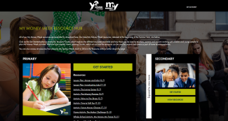 Young Money resource hub screen on Wordpress website built by OWA