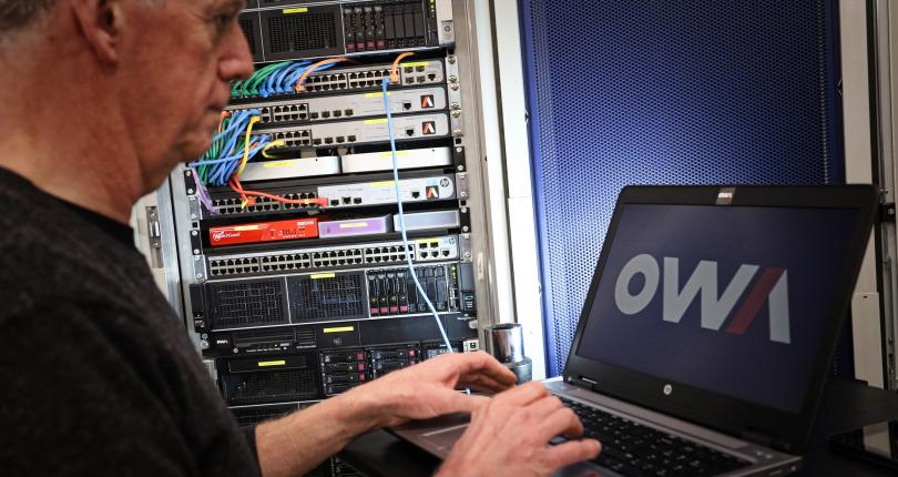 Work at data centre