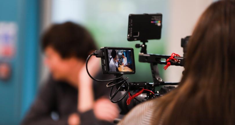 OWA team filming video content