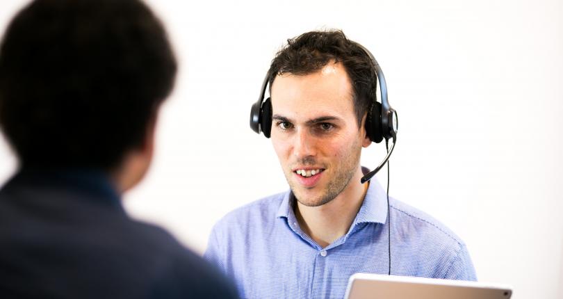 OWA team member agreeing mobile app requirements